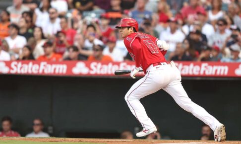 【MLB】大谷翔平、気持ちで“運んだ”中前タイムリーでエ軍打線爆発　地元記者も驚愕「6月21日からOPS1.246」
