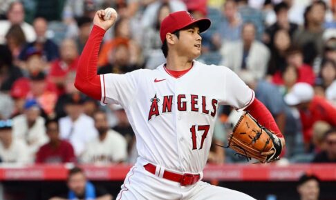 【MLB】「横変化48センチ」猛威を振るった大谷翔平のスイーパー、トラウトも“翻弄した”決め球をデータで紐解く