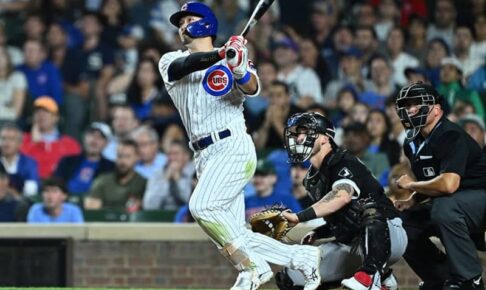 【MLB】鈴木誠也、打球速度178キロの弾丸11号　8月3本目…4試合ぶり同点弾に本拠地熱狂