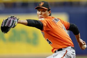 藤浪晋太郎、同点弾浴びてリード守れず　1回1失点で2試合連続の失点　古巣アスレチックスとの対戦