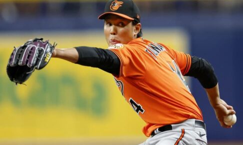 藤浪晋太郎、同点弾浴びてリード守れず　1回1失点で2試合連続の失点　古巣アスレチックスとの対戦