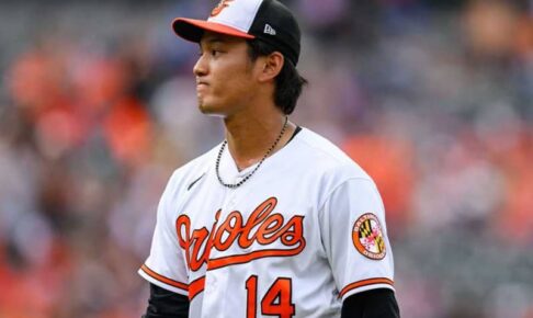 藤浪晋太郎の“笑顔爆発”に「泣きそうな今日この頃」　新天地で出会った最高の相棒にファン感慨