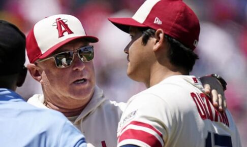 大谷は軽症、最短7日に復帰　エンゼルス監督「大事に至らず」