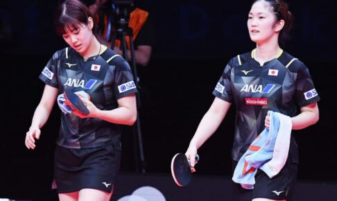 木原美悠・長﨑美柚 中国ペアに2ゲーム先取もあと一歩届かず逆転負け。決勝進出ならず【卓球 アジア選手権】
