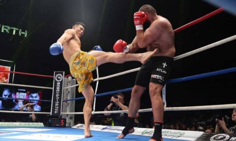 【K-1】身長195cm中国人戦士が41秒殺！　3試合連続KOで新生K-1のヘビー級トーナメント制す