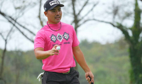 「緊張しているのかな」蝉川泰果は優勝した昨年と同じ1アンダー発進