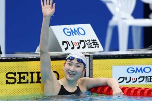 【競泳 アジア大会】前日棄権の池江璃花子、100mバタフライで“復帰”　1分0秒34で2着、全体8位で決勝進出