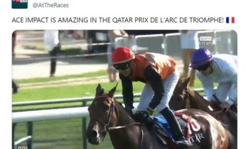 凱旋門賞制覇エースインパクト 直線ぶっこ抜き33秒06の鬼脚に日本人も衝撃「上がり壊れてるなぁ」 凱旋門賞制覇エースインパクト 直線ぶっこ抜き33秒06の鬼脚に日本人も衝撃「上がり壊れてるなぁ」