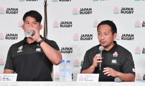 ラグビー日本代表 流大はあらためて代表引退を明言「覚悟を持って出場させてもらった」姫野は「めちゃめちゃ寂しい」 ラグビー日本代表 流大はあらためて代表引退を明言「覚悟を持って出場させてもらった」姫野は「めちゃめちゃ寂しい」