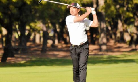日大4年・杉浦悠太が単独首位浮上「思い通りのプレーができた」史上7人目のアマチュア優勝狙う