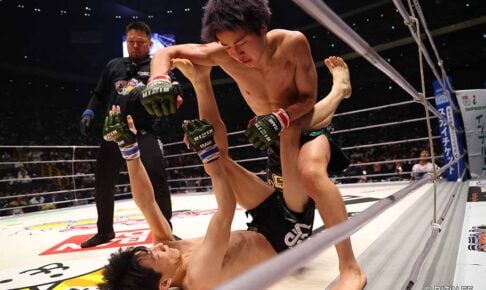 【RIZIN.45】「まるで天心のMMAデビュー」弟・那須川龍心、寝技回避→パウンドで“劇的”TKO勝利