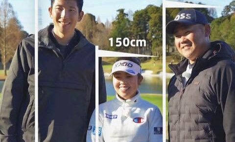 「体格の違いにびっくり！」 山下美夢有＆古江彩佳と並んだ “超大物” アスリートとは？