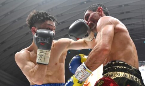 ユーリ阿久井が王座奪取！22戦全勝の無敗王者を判定撃破　辰吉以来の岡山出身世界王者に