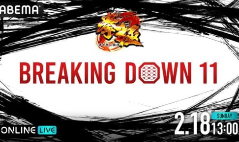 【BreakingDown11】2月18日 対戦カード、試合結果一覧