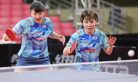 平野美宇、張本美和ペアがパリ五輪でカギ握るか　シンガポールではインド勢の“異質ラバー"に大苦戦、リベンジに期待【サウジスマッシュ】