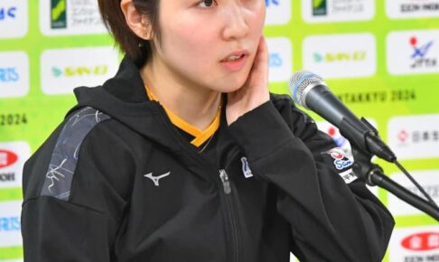 平野美宇　五輪代表争い最終決戦を前に“パンチライン”連発「ネットを挟んだ格闘技」「自分の人生は自分でコントロール」　卓球全日本選手権
