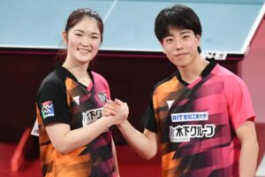 篠塚・木原の元世界ユース王者ペアが初優勝！愛知工業大ペアを下す【全日本卓球 混合ダブルス】