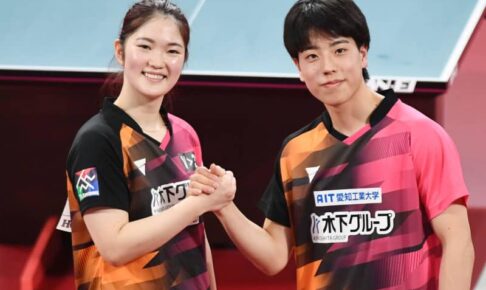 篠塚・木原の元世界ユース王者ペアが初優勝！愛知工業大ペアを下す【全日本卓球 混合ダブルス】