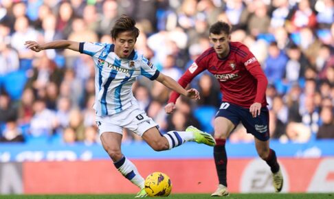 まさに「リーダー」だった久保建英　チームを牽引したオサスナ戦での働きに、スペイン大手紙称賛「逆サイドに流れた攻撃を有効利用」【ラ・リーガ】