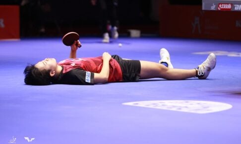 16歳松島輝空が衝撃の2戦連続勝利　フルゲーム制し台湾にリード、張本智和がエース対決に挑む【世界卓球】