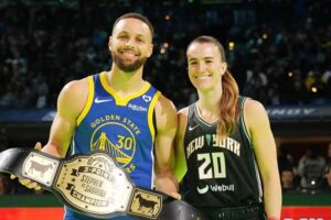 NBA史上No.1シューターと接戦の女子選手　「女も男も関係ない」の名言に米称賛「その通りだ」