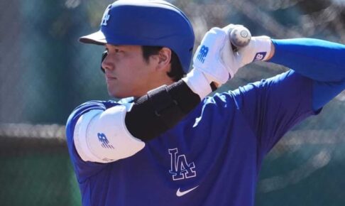 生で見た大谷翔平に震撼「あれは人間か？なんだあれ？」　パワー自慢のド軍有望株も言葉にならず