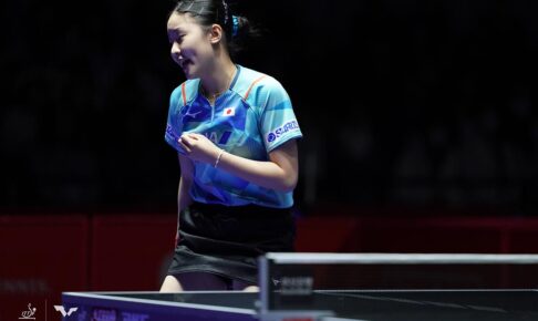 張本美和、早田ひなに続く“ストレート”　勝利のバトンは3番手の平野美宇へ【世界卓球】