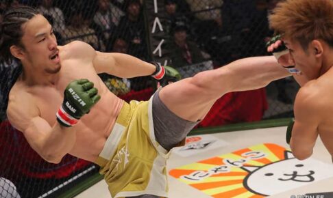 【RIZIN】矢地祐介、“緊急参戦”の白川陸斗を締め落とす　序盤劣勢も修正「やっぱ試合って難しい」