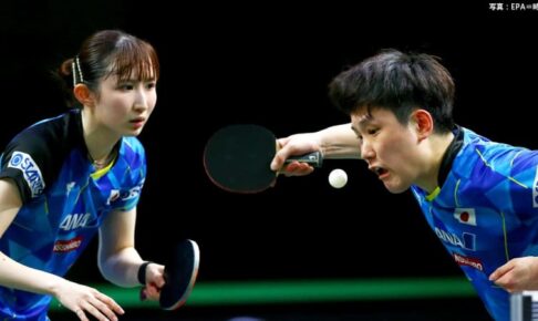 卓球・混合ダブルス張本＆早田がベスト4進出 約20分の圧勝【シンガポール スマッシュ】