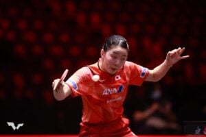 張本美和、18歳との“日韓若手対決”で完勝　キム・ナヨンに4－0ストレートで好調キープ【ITTFワールドカップ2024】