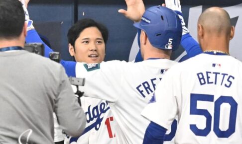 ドジャースが17安打14得点で韓国チームに爆勝　フリーマンが衝撃先制弾含む3安打　大谷翔平は2打席連続三振