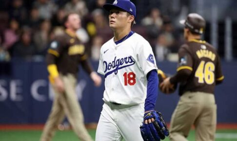 1回5失点KOの山本由伸にネット衝撃「何が起きた？」　最強右腕の見慣れぬ姿に嘆きの声「悲しい」
