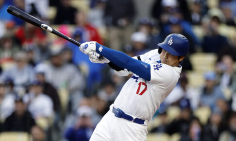 【MLB】大谷翔平、四球出塁＆2点目のホーム踏み山本由伸をサポート　圧巻投球の右腕はメジャー1勝目なるか
