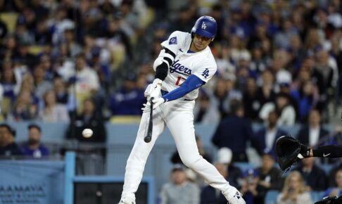 【MLB】大谷翔平、スプリット強振“2試合連続”二塁打でチャンス拡大　スミスの犠飛で生還