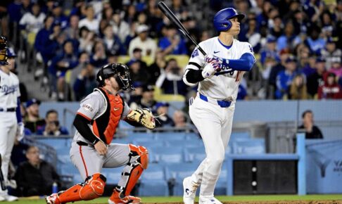 【MLB】大谷翔平の今季1号を堪能できる“42秒動画”が話題　「この景色はあまりにもクール」と米老舗誌　今永昇太との対決にも注目集まる