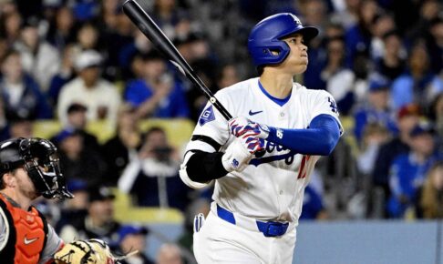 【MLB】大谷翔平「2番DH」スタメン　昨季“OPS1.318”と好相性の世界一軍団から今季16号アーチなるか、移籍後初対決