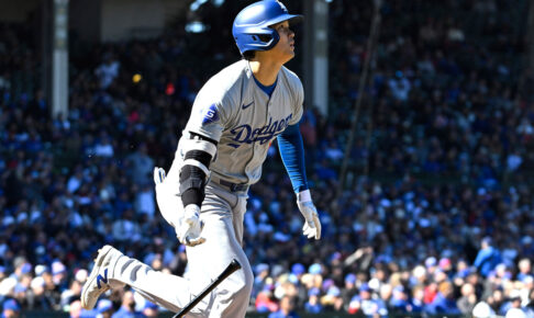 【MLB】大谷翔平、シカゴの強風に阻まれた「幻の今季3号」　177キロ、36度の一打は“20回中18回”がスタンドイン