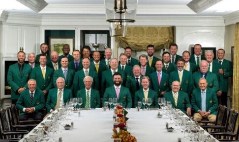 「生きる伝説」が集結…振る舞われた料理は？　マスターズのチャンピオンズディナーに松山英樹も出席