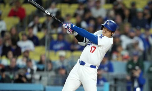 【MLB】大谷翔平、今季4号で「指揮官の記録を破るだろう」　公式記者もド軍の“日本出身本塁打数”更新に期待