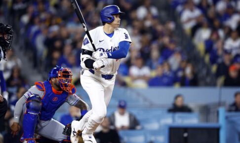 【MLB】大谷翔平、第3打席“173キロ”適時打で「打率.364」　ハードヒット44本はメジャートップ