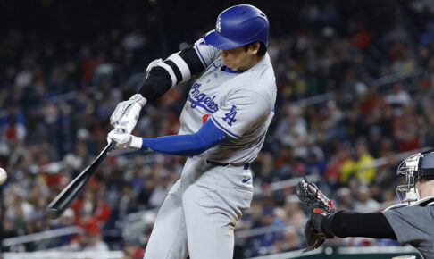 【MLB】大谷翔平「2番DH」スタメン　自己最長150メートルの“超特大弾”を放った左腕から8号なるか