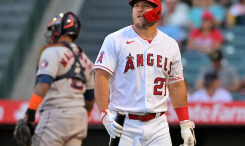 【MLB】「心配な結果」トラウト、マイナーで実戦復帰も左膝痛で途中交代　現地記者が今後に言及「今週末に復帰が予想されていたが……」