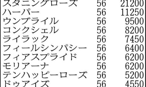 【ヴィクトリアM登録馬】昨年のマイルCS覇者ナミュールなど15頭がエントリー