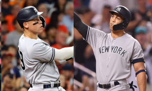 【MLB】ヤンキースの大砲2門、ジャッジとスタントンがアベック弾　指揮官は復活図る34歳を「明らかに危険な打者」と評価