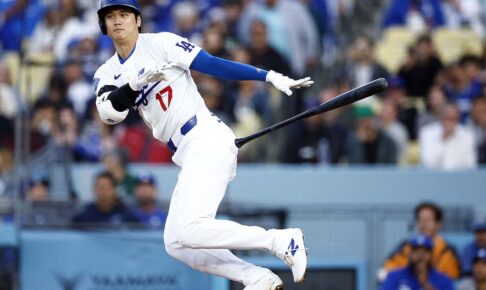 【MLB】大谷翔平、寝ている間に安打が減った　「バント安打→送球エラー」に記録訂正で打率.354から.348に