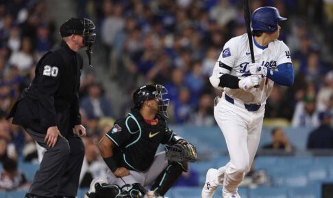 【MLB】「地球上でもっともカッコイイ男だ」大谷翔平、ノーヒッター砕く“151キロ”二塁打から盗塁　送球ミス誘って生還