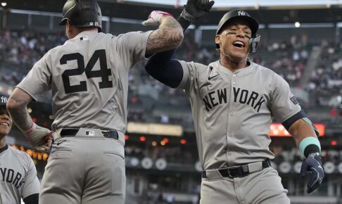 【MLB】大谷翔平とは6本差、2打席連発で5月を締めたアーロン・ジャッジ　“最速20号到達”に敵将も脱帽「手に負えない」