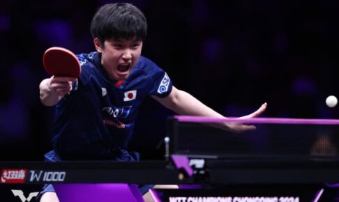 張本智和 世界卓球V2王者の樊振東に敗れる。ベスト8で姿を消す【卓球 WTT重慶】