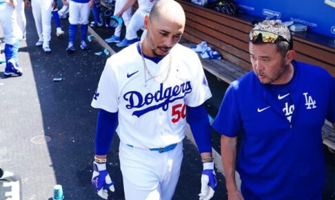ドジャース激震、ベッツが骨折で離脱　大谷翔平を1番で起用へ…指揮官説明「手術予定はなし」