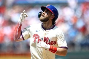 【MLB】大谷翔平とのタイトル争いにも影響か　球宴ファン投票1位のハーパー、左太もも裏を痛める「今までに感じたことのない痛み」